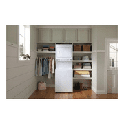 Frigidaire FLCE7522AW 27 Electric Laundry Center with 3.9 cu. ft. Washer Capacity 5.6 cu. ft. Dry Capacity 10 Wash Cycles 10 Dry Cycles in White