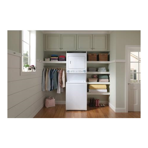Frigidaire FLCE7522AW 27 Electric Laundry Center with 3.9 cu. ft. Washer Capacity 5.6 cu. ft. Dry Capacity 10 Wash Cycles 10 Dry Cycles in White - image 12 of 13