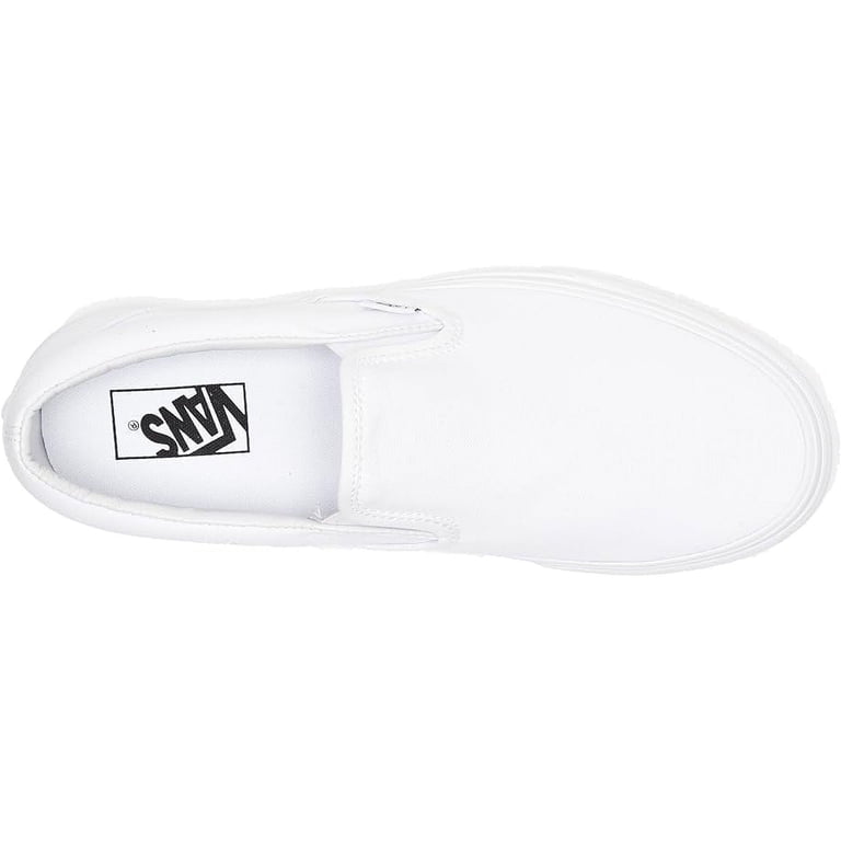 Vans Unisex Classic Slip on Canvas Shoes - True White - 10.5  display picture 3