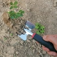 thumbnail image 2 of LinenLoon Polished Stainless Steel Garden Trowel - Bend-Proof.Hand Shovel Garden Tool.Best for Digging & Planting. for Use in Any Vegetable or Flower (Large), 2 of 5