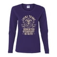 thumbnail image 2 of Wild Bobby Loyal To One Dedicated Steadfast In Faith | Religious Bible Verse John 14:6 Inspirational/Christian Women Graphic Long Sleeve Tee, Purple, Small, 2 of 6