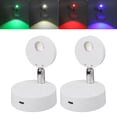 thumbnail image 1 of RGB LED Spotlight, Mini Timing Function LED Spotlight Rechargeable Picture Lights  for Display Cabinets, 1 of 7