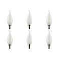 thumbnail image 2 of 3 Watt CA10 LED - Frost - Candelabra base - 90 CRI - 2700K - 120 Volt - 6-Pack, 2 of 8