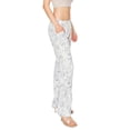 thumbnail image 2 of CALI1850 Women's Casual Linen Pants 32" Inseam Oceanside Drawstring Smoked Waist Lounge Beach Pants With Pockets, 2 of 7