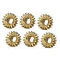 thumbnail image 2 of Monstrate 6pcs Guitar Tuning Peg Gear Replacement Instrument Pegs Knob Music Tuner Guitars Component Head String Machine Part Type3, 2 of 6