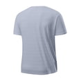 thumbnail image 4 of YLSDY Mens Workout Shirts Quick Dry Performance Short Sleeve Athletic Shirts Summer Fashion Outdoor Running Shirts Gray XL, 4 of 4