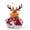 B, variant on OAVQHLG3B Christmas Tree Ornaments, Christmas Tree Plush Hanging Ornaments Decorations Santa Snowman Elk Ornaments for Room Window Pendant Holiday Party Decor