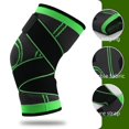 thumbnail image 2 of Rodilleras con cordones para deportes de presión, fitness, para hombre, para correr, montañismo, baloncesto, cálidas, de nailon, 2 of 5