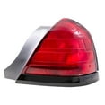 thumbnail image 2 of Brock Tail Light for 1998-2011 Crown Victoria Red Lens Black Trim 2 Bulbs Right 8W7Z13404A, 2 of 9