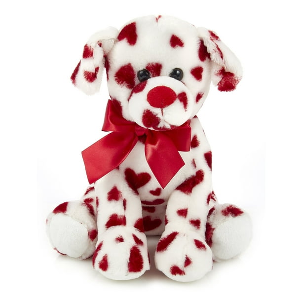 Bearington Romantic Rover Valentines Plush Stuffed Animal Puppy Dog