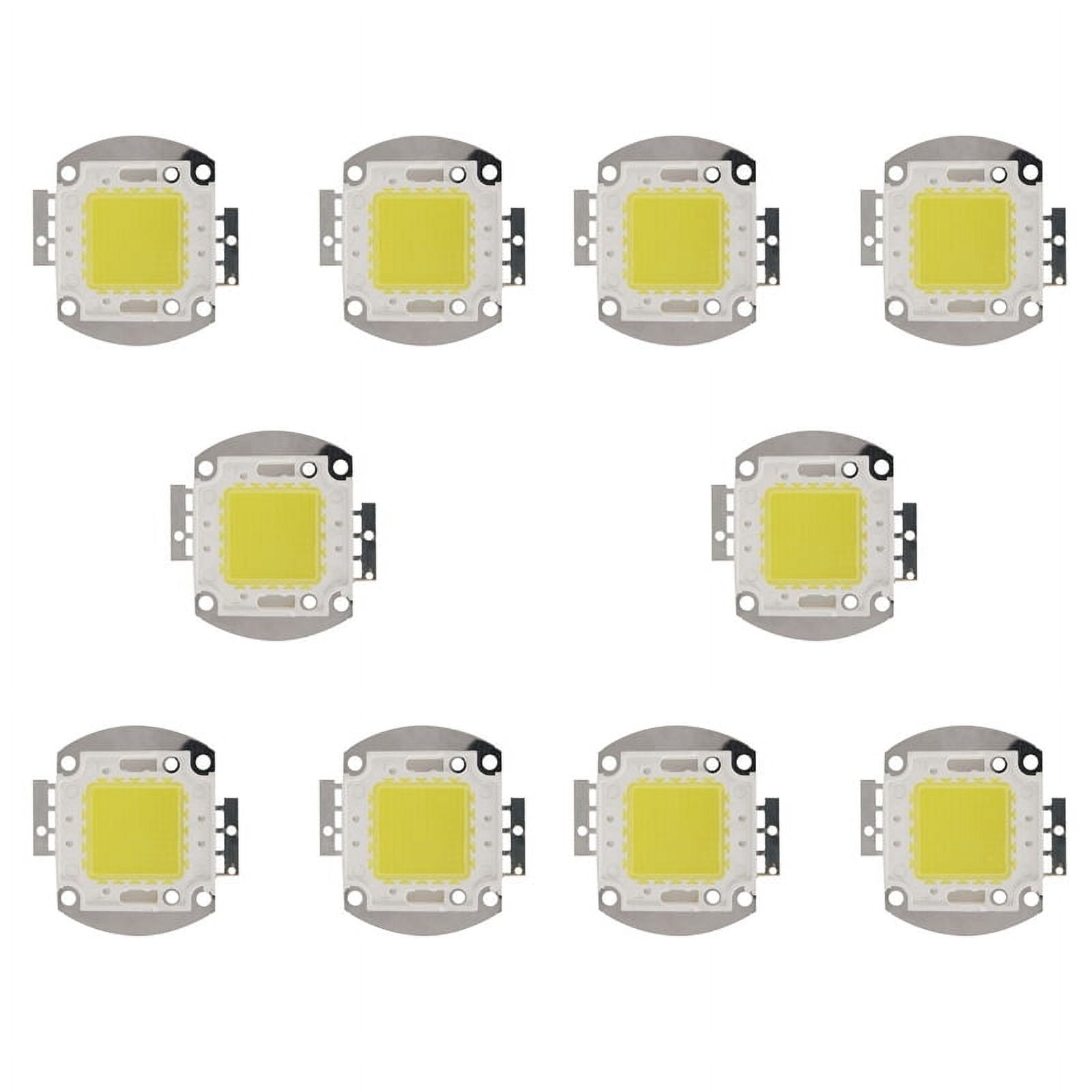 10X 100W 7500LM 6500K DC32-34v Bombilla LED Lampara Alta Potencia Luz ...