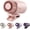 Pink, variant on Clip On Air Conditioner Fan with Semiconductor Cooling, 199 Speeds Adjustable Portable Mini Cooling Fan with LED Display, 360° Rotation, USB Rechargeable for Car, Desk, Bike, Outdoor (Black)