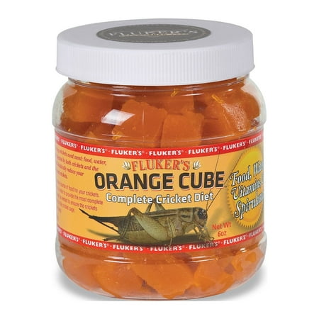 UPC: 0091197713002 | Fluker s Orange Cube Cricket Diet  6 oz