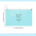 thumbnail image 4 of 20 Pieces Plastic Face Cover Storage Bag Reusable Face Cover Organizer Bag Multipurpose Slider Storage Pouch File Bags, 4 Colors, 4 of 7