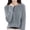Gray -AL12, variant on Resicozy Womens Cropped Cardigan Sweaters Lightweight Crew Neck Button Down Cardigans Open Front Long Sleeve Sweater Dark Gray L
