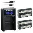 thumbnail image 1 of Kastar 2-Pack NP-F570 Battery and LED2 USB Charger Compatible with Teradek Wave Smart Streaming, Vaxis Storm 072 Field Monitor, GyroVu Lightweight, Delvcam 7", Avtec 7", TARION X5 On-Camera Monitor, 1 of 5