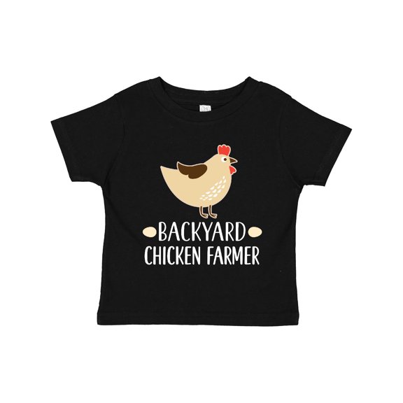 Inktastic Backyard Chicken Farmer Boys or Girls Toddler T-Shirt