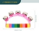 thumbnail image 2 of 5 piezas de campanas de madera semicirculares Jingle Bell Instrumento educativo Juguetes musicales para niños (color aleatorio), 2 of 5