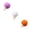 Purple,White,Orange, variant on EVA Floats Beads Air Lock Strike Indicator, Sensitive Bobbers for Trout Casting, Freshwater Saltwater Fishing Tackle Accessories, Ideal for River Stream Lake and Pond Fishing