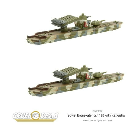 Warlord Games Soviet Bronekater pr.1125 w/Katyusha New