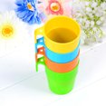thumbnail image 2 of 4pcs Color Random Candy Color Toothbrush Holder Bathroom Rinsing Wash Tooth Mug Plastic Coffee Cup, 2 of 8
