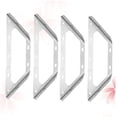 thumbnail image 3 of MERRYHAPY 4pcs Wall Mounting Cupboards Hanger Triangular Support Frame Stainless Steel for DIY Enthusiasts, 3 of 8