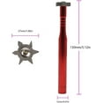 thumbnail image 4 of 1PC Golf Club Cleaner 6 Heads with Brush Groove Sharpener Tool for All Golf Irons, 4 of 7