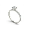 thumbnail image 2 of 1 Carat T.W. Diamond Classic 14kt White Gold Engagement Ring, 2 of 4