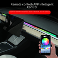 thumbnail image 5 of Adecuado para el modelo Tesla/3 Lámpara de ambiente de salida de aire de color fantasma con luz y sombra dinámicas sin daños en la línea del automóvil original, 5 of 5