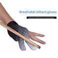 thumbnail image 5 of 1 Pieza de Billar Tiradores Tacos 3 Dedos Guante Guantes para Mano Izquierda Accesorios, 5 of 5