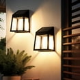 thumbnail image 4 of Solar Lights Outdoor, Waterproof Dusk to Dawn Wall Lanterns for Patio Wall Yard Garden Decor, 8 Pack, 4 of 7