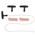thumbnail image 2 of 3 Sets Lawn Mower Pull Cord Rope with Recoil Starter Handle for Outdoor Use, 2 of 9