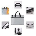 thumbnail image 5 of 1 Pack Fire & Water Resistant File Bag,Fireproof Laptop Bag, Waterproof Portable Storage File bag, Safe Document Bag with Interlayer,Important File Organizer (Silver), 5 of 5