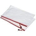 thumbnail image 1 of Unique Bargains A4 Zip File Pouch Document Folders Mesh Zipper Bags, Red, 12 Pack, 1 of 5
