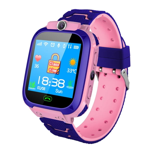 Acheter Montre intelligente pour enfants SOS téléphone montre Smartwatch pour  enfants 2G carte Sim IP67 étanche enfants montre horloge cadeaux pour  garçon fille