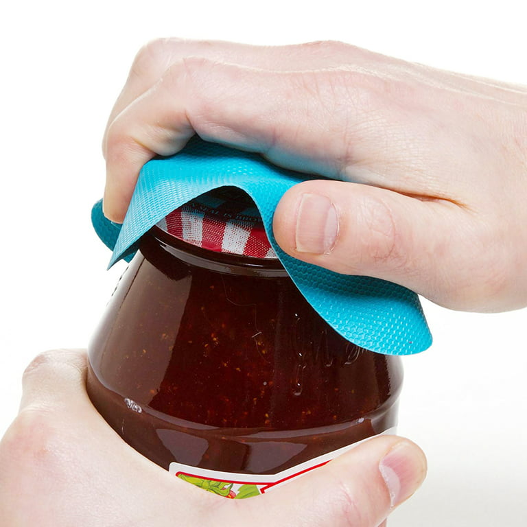 Jar Opener for Seniors, Bottle Opener for Weak Hands Lid Can Opener 5-in-1  Multi function Kitchen Tools Lid Remover for Jars, Rubber Opener Grip Seal