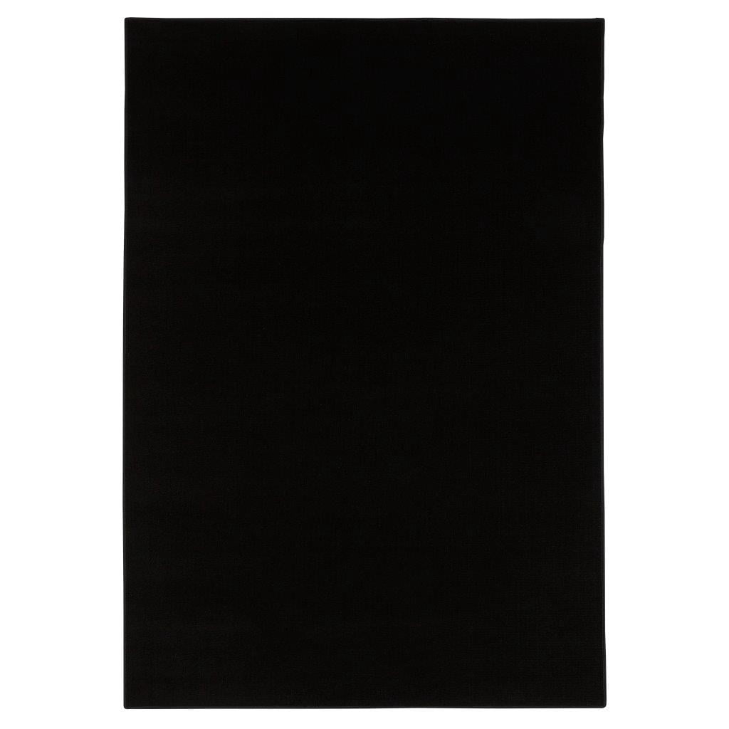 Mainstays Titan Solid Area Rug, Black, 2 ft 6 in x 3 ft 10 in