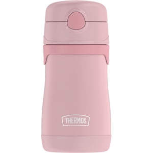Thermos Baby 10oz Stainless Steel Straw Bottle, Rose