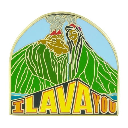 Medal Disney Pin - Disney Parks I Lava You Pin New with Card