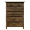 thumbnail image 2 of Home Elegance 1957-9 53.5 x 17.75 x 37.5 in. Jerrick Chest - Rustic Burnished, 2 of 6