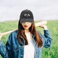 thumbnail image 5 of Jiibva Baseball Cap for Men Women Checkered Flags Race Car Flag Hat Adjustable Trucker Hat Unisex Dad Hat Sports Cap, 5 of 7
