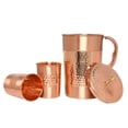thumbnail image 3 of Juego de Jarra y Vasos de Cobre HealthGoodsIn 1.5L con 2 Vasos, 3 of 8