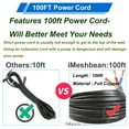 thumbnail image 4 of iMeshbean Deep Submersible Well Pump 1 HP Submersible Well Pump 110V Water Pump 37GPM 207ft Head with 100ft Electric Cable Stainless Steel Water Well Pumps Submersible w/ Bonus Outlet, 4 of 8