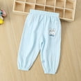 thumbnail image 6 of Esaierr Toddler Boy Girl Casual Basic Plain Soft Pant 6M-5T Baby Summer Fall Comfy Cotton Linen Bloomers Pants, 6 of 8