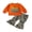 Orange, variant on Cjfdfy Toddler Baby Girl Halloween Outfit Camo Pumpkin Print Long Sleeve Pullover Camouflage Flare Pants Little Baby Cute My First Halloween Fall Winter Clothes