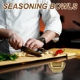 thumbnail image 6 of Uxcell Mini Stainless Steel Sauce Dish Seasoning Bowls Appetizer Plates Condiment Bowl for Salad Side Dishes Sushi Dipping Gold, 6 of 7