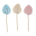 thumbnail image 4 of Masteelf 3 Pieces Assorted Color Cotton Rope Leaf Decor for Home Ornament and Flower Arrangement 7 Inch, 4 of 8