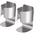 thumbnail image 1 of Stainless Steel Electric Toothbrush Holder, Wall Mounted Toothpaste Organizer (Set of 2), 1 of 1