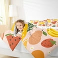 thumbnail image 4 of Manfei Cute Fruit Bedding Twin Comforter Set,Watermelon Strawberry Banana Down Comforter,Flower Floral Daisy Bedding Sets Twin with Comforter,Breathable Bedroom Decorative Reversible,2 Pieces, 4 of 8