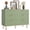 Green, variant on Modern Fluted 6 Drawer Wide Dresser, Wooden Double Dresser TV Stand with Deep Storage Drawers for Bedroom Living Room - Green